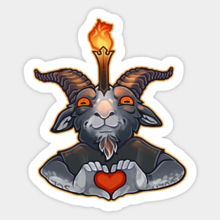 Baphomet We Deserve Sticker